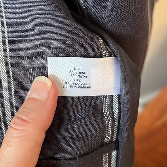 Lane Bryant The Bryant Blazer NWT Linen Blend.  Size 20. - Picture 12 of 16